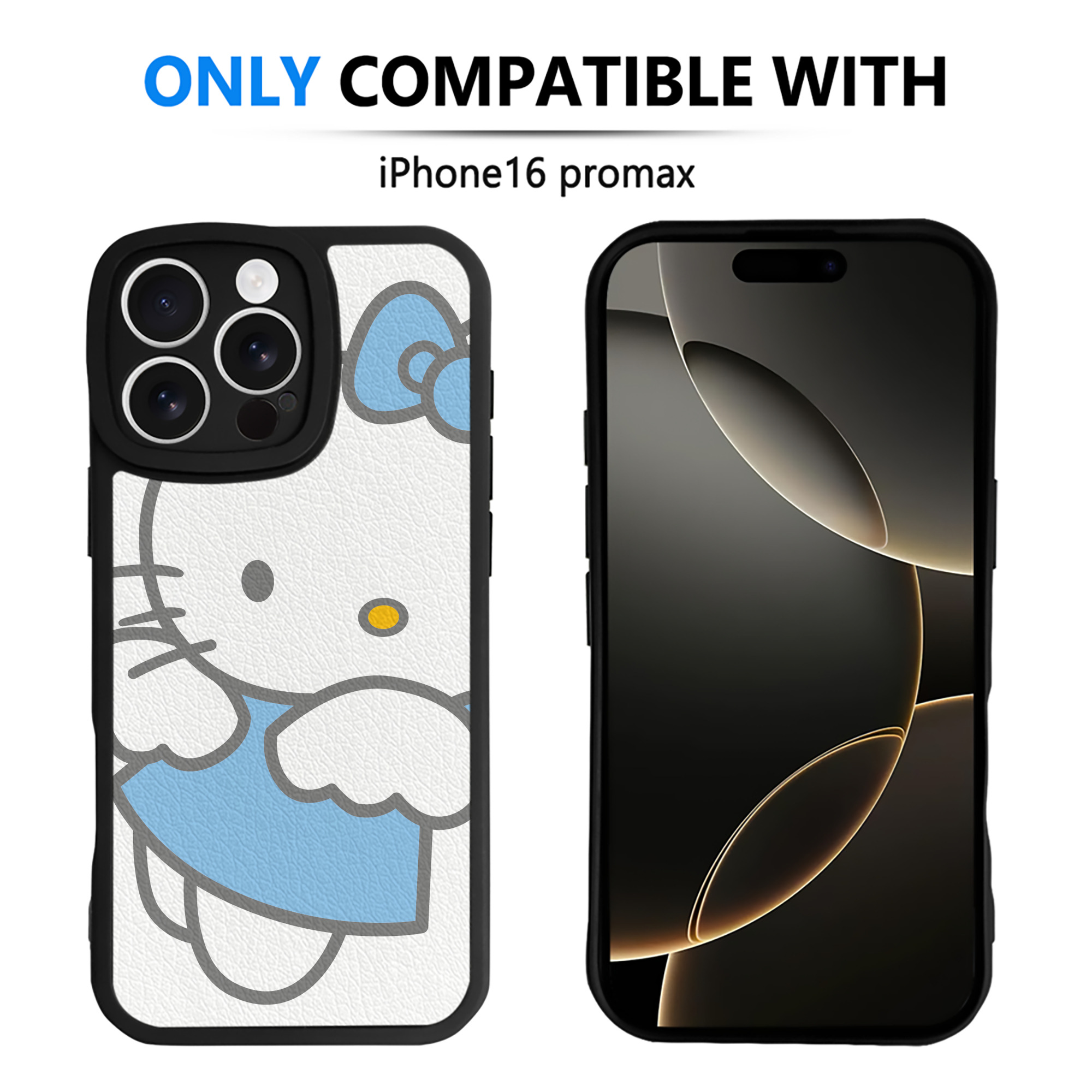 （画像用） Hello Kitty ハローキティ 【iPhone 16シリーズ対応】シリコンスマホケース（レザー調） 材質：シリコン
